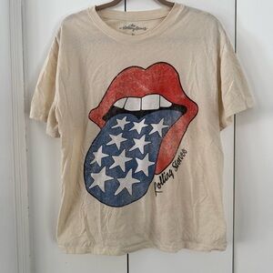 The Rolling Stones Cream Tee